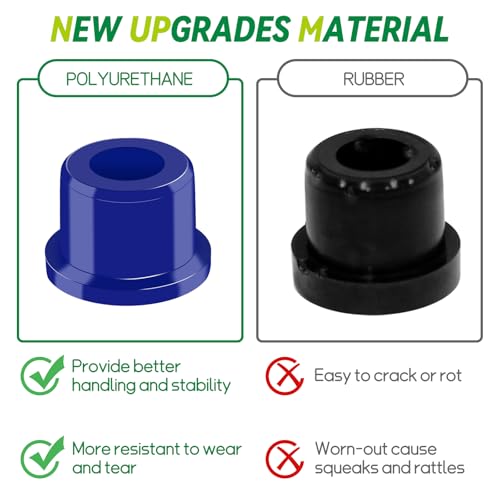 SAMXOMAP Club Car Precedent Bushing Kit, Golf Cart Bushing and Sleeve Kits, Front Suspension & Rear Suspension and A Arm Bushing Kits, Fit for Precedent 2004-Up, OEM #102506601, 102506401, 102956201, 102956201