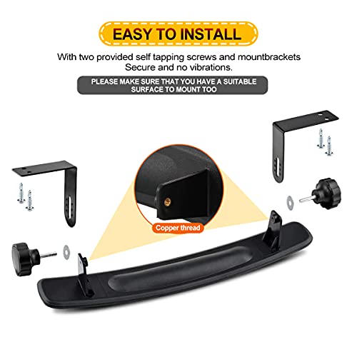 Golf Cart Rear View Mirror Fits EZGO Club Car Yamaha, 16.5 Inch Extra Wide Universal Adjustable Panoramic Golf Cart Mirror|B09FX91SHP