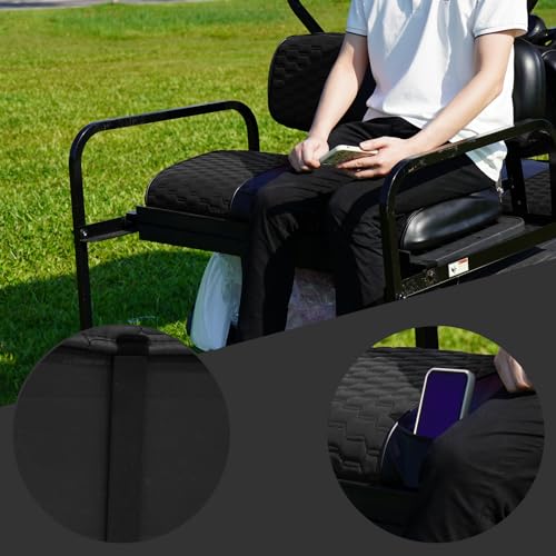 Golf Cart Seat Covers for EZGO TXT Club Car DS Gas or Electric OEM Regular Seat Cushion, No Staple, Golf Cart Vinyl Replacement Seat Cover|B0D1BZKTWQ