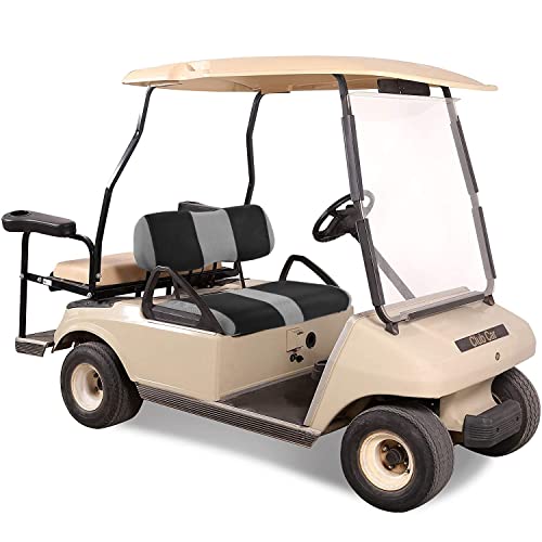 Universal DS Golf Cart Seat Covers Dress UP Older Golf Cart Durable Breathable Material Fit for Club Car DS, Easy to Install, Club CAR DS Front Seat Covers|B0CWTNS14J
