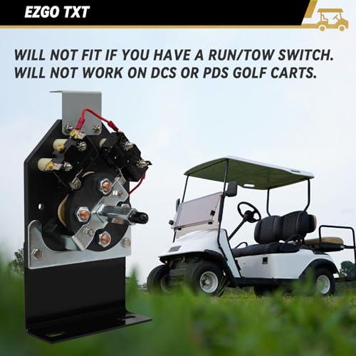 SAMXOMAP Heavy Duty Forward and Reverse Switch Assembly, Golf Cart Forward and Reverse Switch for 1994-UP Electric EZGO TXT, Replaces OEM# 70578-G01