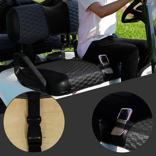 Golf Cart Seat Covers for EZGO TXT Club Car DS Gas or Electric OEM Regular Seat Cushion, No Staple, Golf Cart Vinyl Replacement Seat Cover|B0D1BNPHQ7