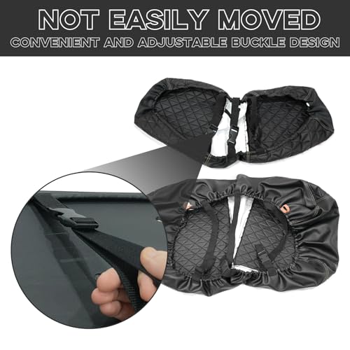 Club Car Precedent Seat Covers, Club Car Golf Cart Seat Covers for 2004+ Precedent OEM Ordinary Seat, Marine Grade Vinyl Leather, Anti-Scratch/Anti-Fading/Easy to Install, Black/2 PCS|B0DPKTJHHV