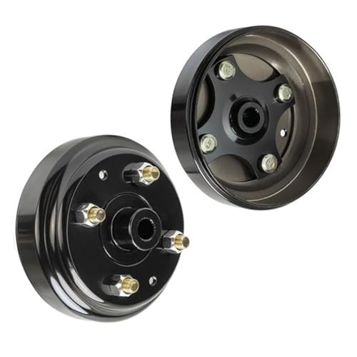 XUANYUDG0769 Heavy Duty Split Brake Drum/Hub 19186-G1 615604 with Nuts for Golf Cart EZGO TXT Electric 1982+|B0D2923G39