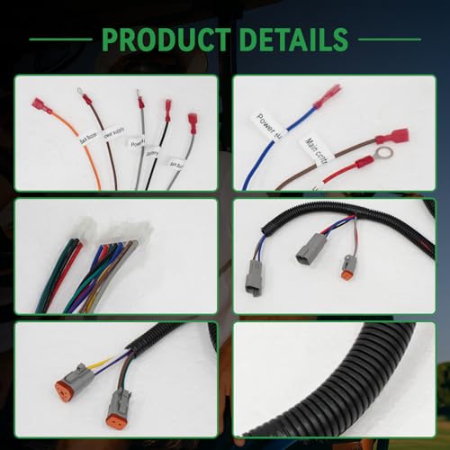 SAMXOMAP Golf Cart Control Wiring Harness for Club Car DS-Black Controller#1510-5201, DS Complete Vehicle Wiring Harnesses,OEM#102196601