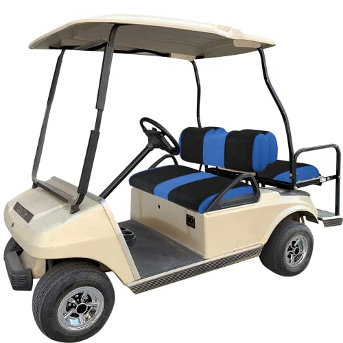 4 Passenger Golf Cart Seat Covers Fit for EZGO TXT OEM Ordinary Seat Cushion, EZGO TXT Front and Back seat Cover, Washable Golf Cart Seat Covers for EZGO|B0B5X7DZT2