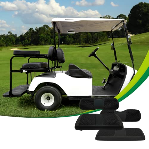 Golf Cart Seat Covers for EZGO TXT 1994-2013, Waterproof & Sun Resistant Marine Grade Vinyl Leather EZGO TXT Golf Cart Seat Cover Replacement, No Stapler Required, Ezgo Golf Cart Accessories|B0BRSRDFV3