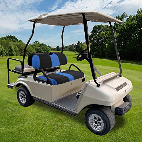 Golf Cart Seat Covers 2 Passenger, Golf Cart Front Seat Cover for EZGO TXT OEM Ordinary Seat Cushion, Washable Seat Cover Best for Summer|B0B5X7N74L