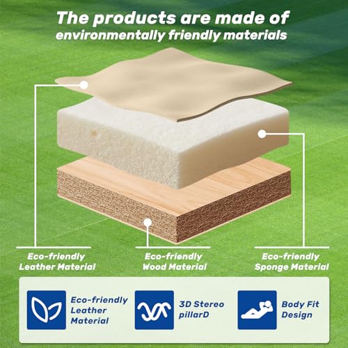 Front Replacment Seat Cushions for Club Car Precedent 2004-2011, 2 PCS Sets Contain Backrest and bottom Seat,Beige|B0CL25D7WD