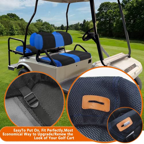 4 Passenger Golf Cart Seat Covers Fit for EZGO TXT OEM Ordinary Seat Cushion, EZGO TXT Front and Back seat Cover, Washable Golf Cart Seat Covers for EZGO|B0B5X7DZT2