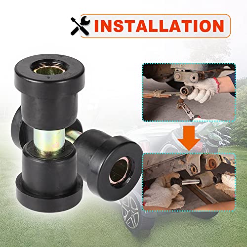 Golf Cart Rear Leaf Spring Bushing and Sleeves Kits for Club Car DS Gas & Electric Golf Cart 1981-up & EZGO TXT/Medalist 1994-up, Replaces OEM 1012303 1015583 70289-G02 70291-G01|B0B4DBCP1Q