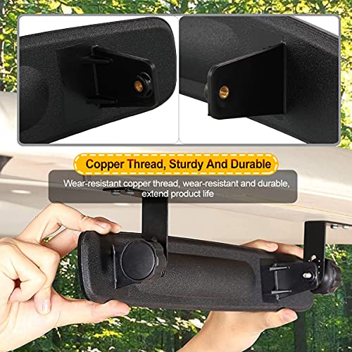 Golf Cart Rear View Mirror Fits EZGO Club Car Yamaha, 16.5 Inch Extra Wide Universal Adjustable Panoramic Golf Cart Mirror|B09FX91SHP