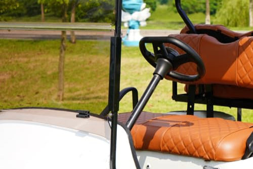 XUANYUDG0769 Golf Cart Windshield Fits 1995-2013 EZGO TXT and Medalish Tinted Acrylic To Prevent UV Ray and Foldable EZGO TXT Windshield|B0CWQF79VH