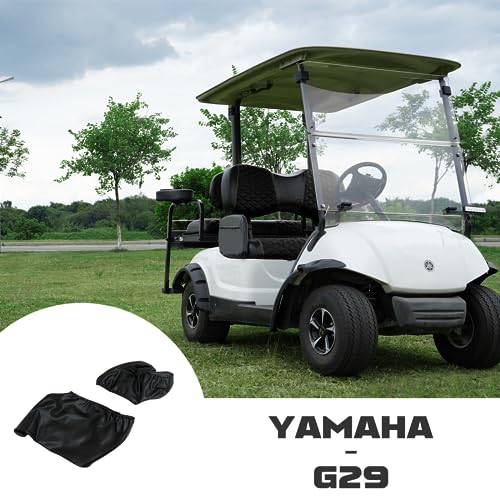 YUWEIDG0769Golf Cart Armrest Covers, Golf Cart Vinyl Arm Cover with Black|B0C9MDSCYM