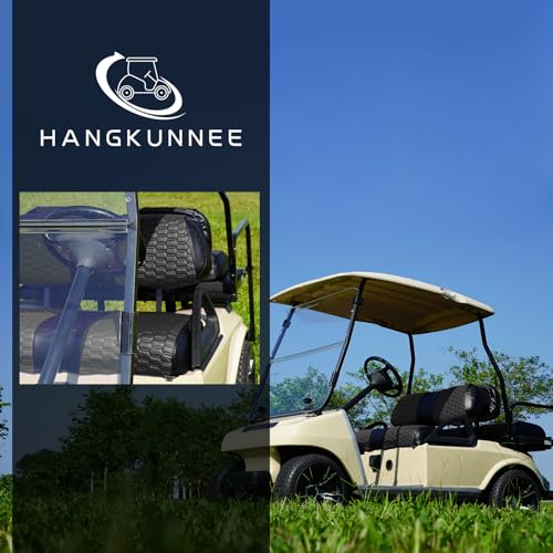 Golf Cart Seat Covers for EZGO TXT Club Car DS Gas or Electric OEM Regular Seat Cushion, No Staple, Golf Cart Vinyl Replacement Seat Cover|B0D1C17MN7