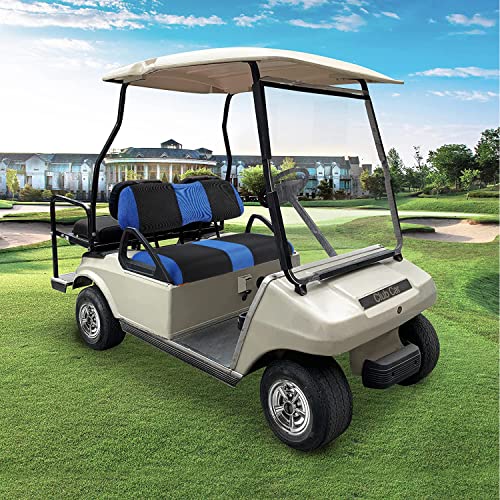 4 Passenger Golf Cart Seat Covers for Club Car DS Golf Carts OME Ordinary Seats, DS Golf Cart Seat Cover Front and Rear/Back, Washable Seat Cover|B0B5X8HBWG