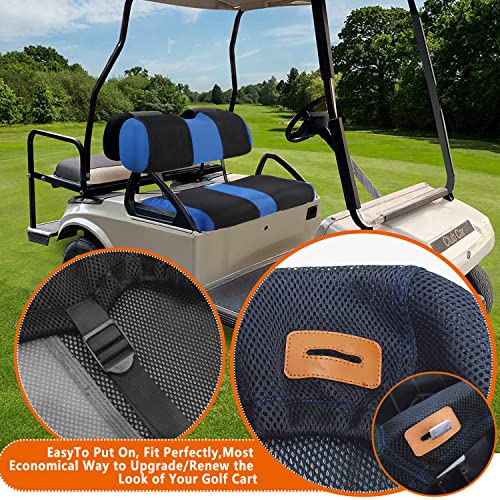 Golf Cart Seat Covers 2 Passenger, Golf Cart Front Seat Cover for EZGO TXT OEM Ordinary Seat Cushion, Washable Seat Cover Best for Summer|B0B5X7N74L