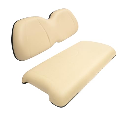 Front Replacment Seat Cushions for Club Car Precedent 2004-2011, 2 PCS Sets Contain Backrest and bottom Seat,Beige|B0CL25D7WD