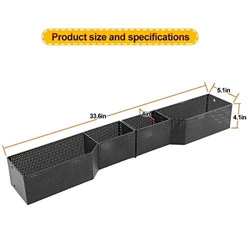 XUANYUDG0769 Golf Cart Front Inner Basket Mesh Storage Tray Organizer Extended Additional Storage for Golf Carts|B09XMKRB1Z