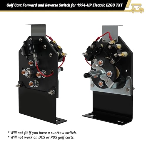 Heavy Duty Forward and Reverse Switch Assembly, Golf Cart Forward and Reverse Switch for 1994-UP Electric EZGO TXT, Replaces OEM# 70578-G01|B0CJDZ3XBD