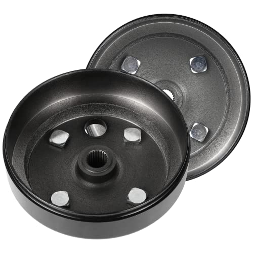 SAMXOMAP Golf Cart Brake Drum for EZGO TXT/PDS 1982-up Electric (Not Fit Gas Models), Replace OEM# 19186G1P, 2 Pack