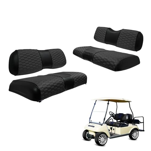 Golf Cart Seat Covers for EZGO TXT Club Car DS Gas or Electric OEM Regular Seat Cushion, No Staple, Golf Cart Vinyl Replacement Seat Cover|B0D1C3MJ3Z
