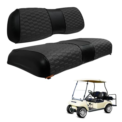 Golf Cart Seat Covers for EZGO TXT Club Car DS Gas or Electric OEM Regular Seat Cushion, No Staple, Golf Cart Vinyl Replacement Seat Cover|B0D1C17MN7