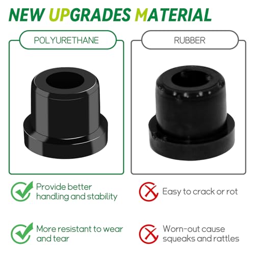 Club Car Precedent Bushing Kit, Golf Cart Bushing and Sleeve Kits, Front Suspension & Rear Suspension and A Arm Bushing Kits, Fit for Precedent 2004-Up, OEM #102506601, 102506401, 102956201, 102956201|B0DDH6WNNC