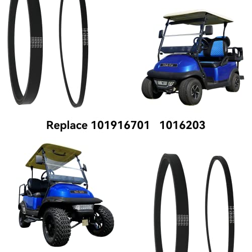XUANYUDG0769 Club Car DS Precedent Drive Belt Starter Generator Belt for Golf Cart DS 1997+ and Precedent 2004+, Replace 101916701, 1016203|B0BY2B1S29