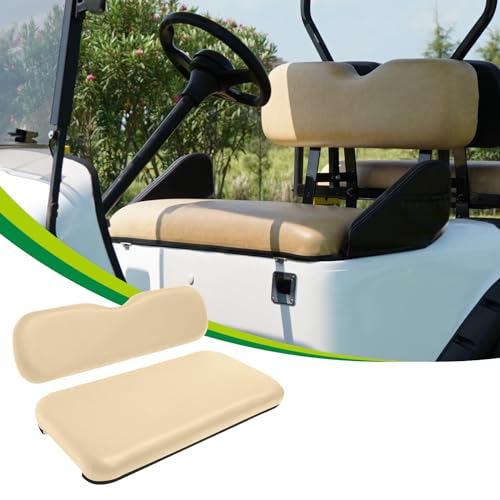 Golf Cart Replacement Seat Fit for EZGO TXT RXV Club Car Precedent DS Golf Cart, Factory Style Golf Cart Front Seat Cushions & Seat Back|B0CJHHTY39