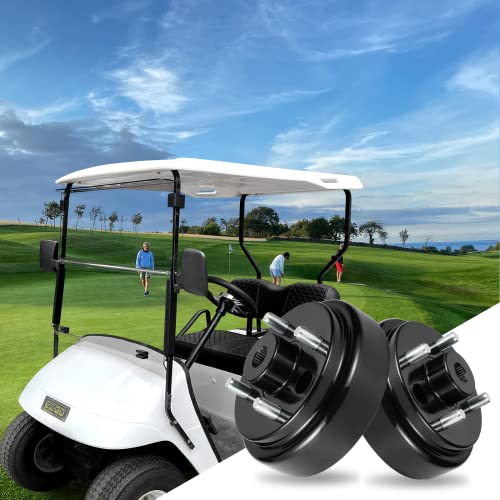 XUANYUDG0769 Golf Cart Brake Drum for EZGO TXT/PDS 1982-up Electric (Not Fit Gas Models), Replace OEM# 19186G1P, 2 Pack|B0BLZ2H1CN