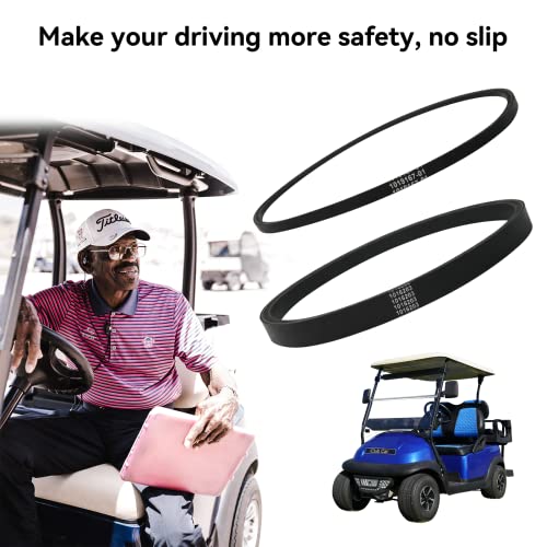 XUANYUDG0769 Club Car DS Precedent Drive Belt Starter Generator Belt for Golf Cart DS 1997+ and Precedent 2004+, Replace 101916701, 1016203|B0BY2B1S29
