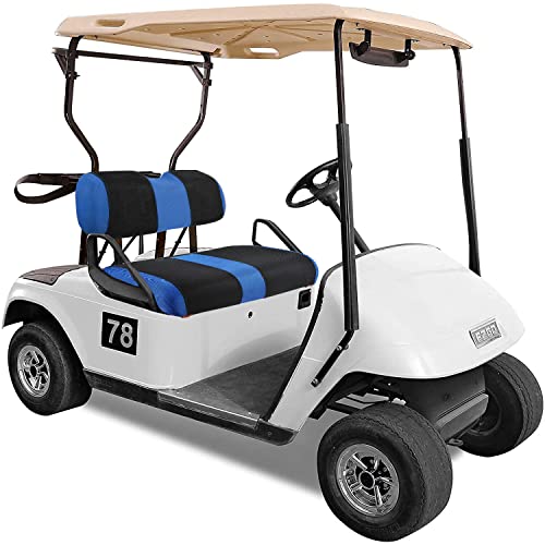 Golf Cart Seat Covers 2 Passenger, Golf Cart Front Seat Cover for EZGO TXT OEM Ordinary Seat Cushion, Washable Seat Cover Best for Summer|B0B5X7N74L