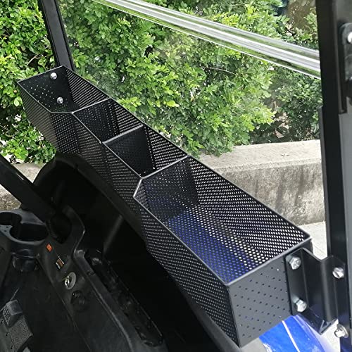 XUANYUDG0769 Golf Cart Front Inner Basket Mesh Storage Tray Organizer Extended Additional Storage for Golf Carts|B09XMKRB1Z